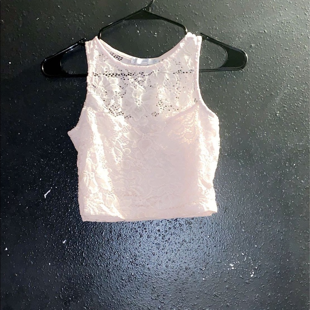 Mesh crop top
